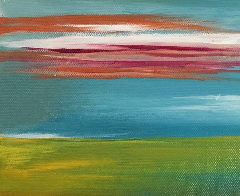 Original Conceptual Abstract Painting by Leigh Erickson