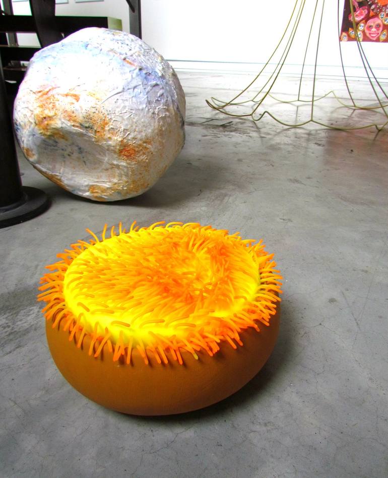 Pollen Yolk In The Skinny Showcase Sculpture By Fiona Beveridge Saatchi Art