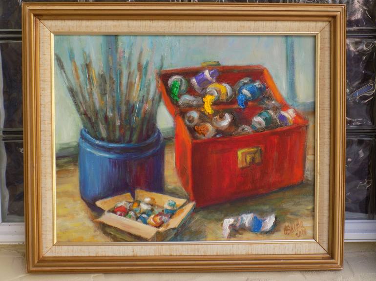 Original Still Life Painting by Olena Skiba