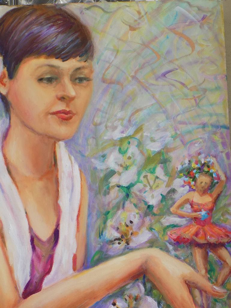 Original Figurative Portrait Painting by Olena Skiba