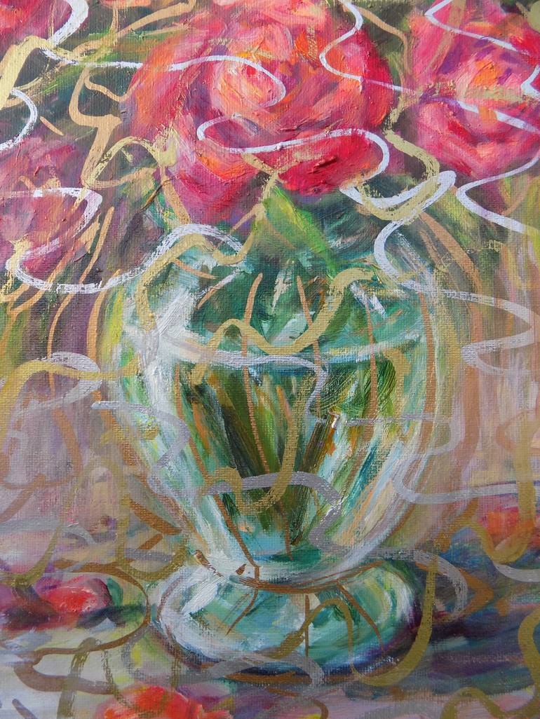 Original Expressionism Still Life Painting by Olena Skiba