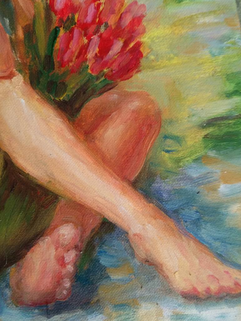 Original Figurative Women Painting by Olena Skiba