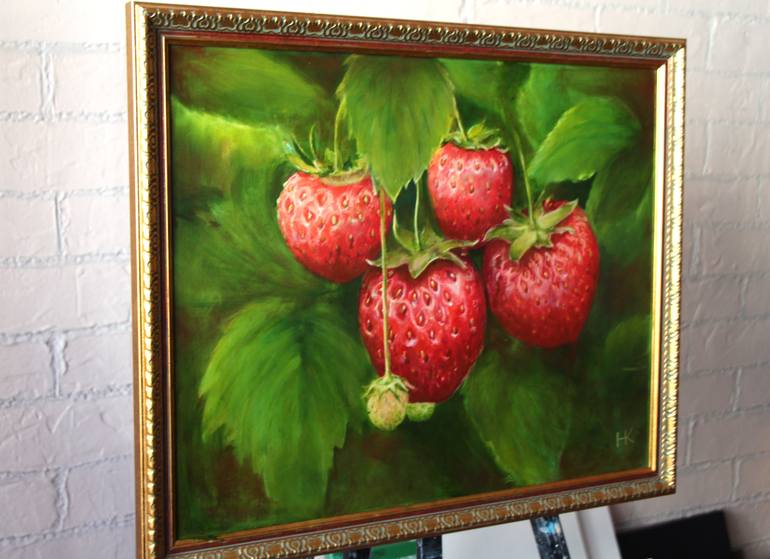 Original Realism Botanic Painting by Nataly Kartseva