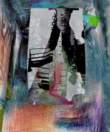 Original Portraiture Abstract Mixed Media by Otto Laske