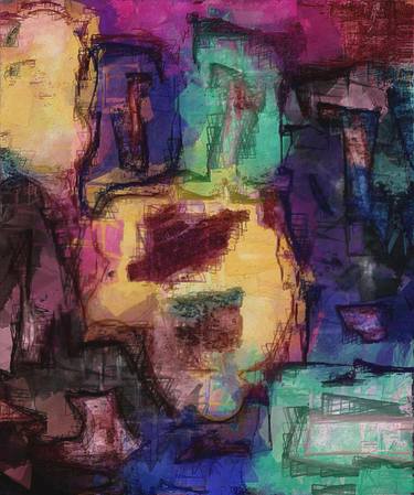 Original Abstract Expressionism Abstract Digital by Otto Laske