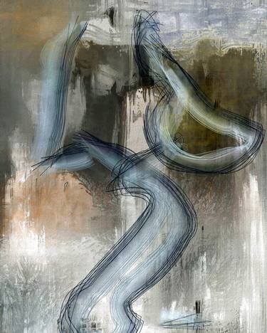 Original Abstract Expressionism Erotic Digital by Otto Laske