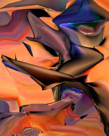 Original Abstract Expressionism Fantasy Digital by Otto Laske