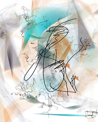 Original Abstract Drawings by Otto Laske
