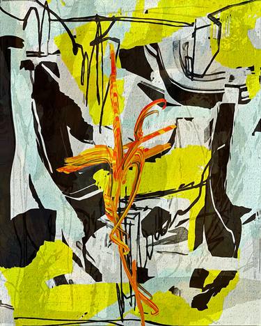 Original Conceptual Abstract Paintings by Otto Laske