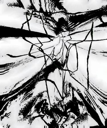 Original Abstract Expressionism Portrait Digital by Otto Laske