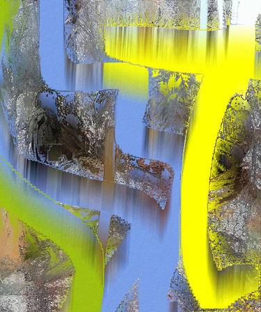 Original Abstract Water Digital by Otto Laske