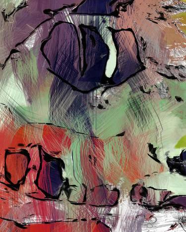 Original Expressionism Abstract Digital by Otto Laske