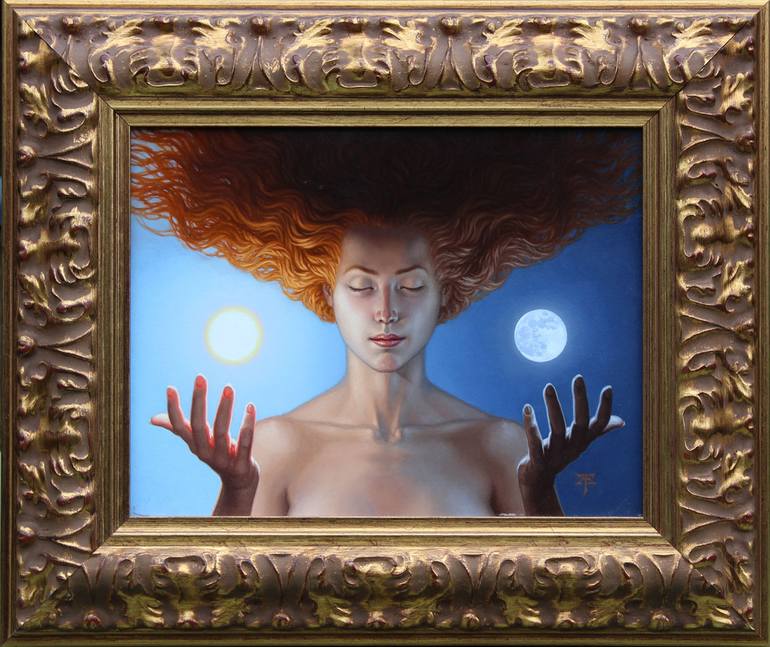 Original Figurative Fantasy Painting by Tristan Elwell