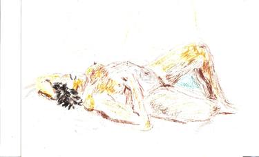 Female nude lying down thumb