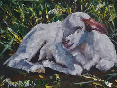 Original Animal Painting by Sherri Richards