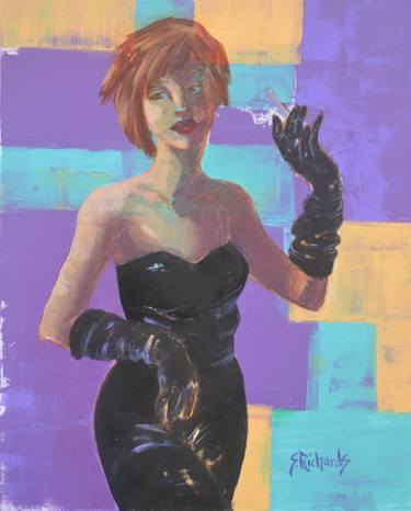 Original Figurative Women Paintings by Sherri Richards