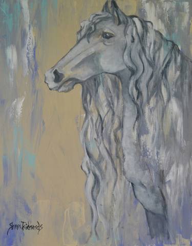 Print of Horse Paintings by Sherri Richards