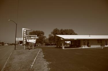 Route 66 - Western Motel 2012 Sepia thumb