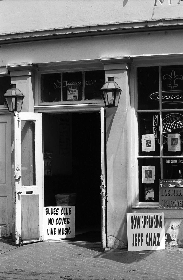 New Orleans Jazz Club 2004 Bw Photography By Frank Romeo Saatchi Art