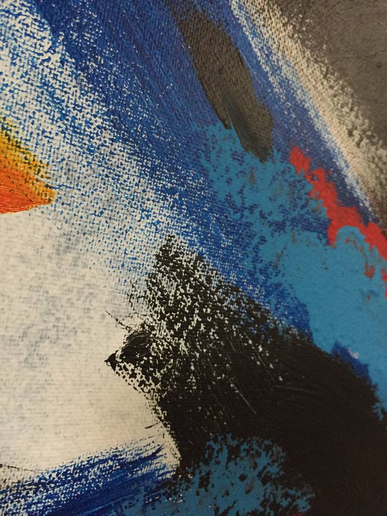 Original Abstract Expressionism Abstract Painting by Alfonso Borillo