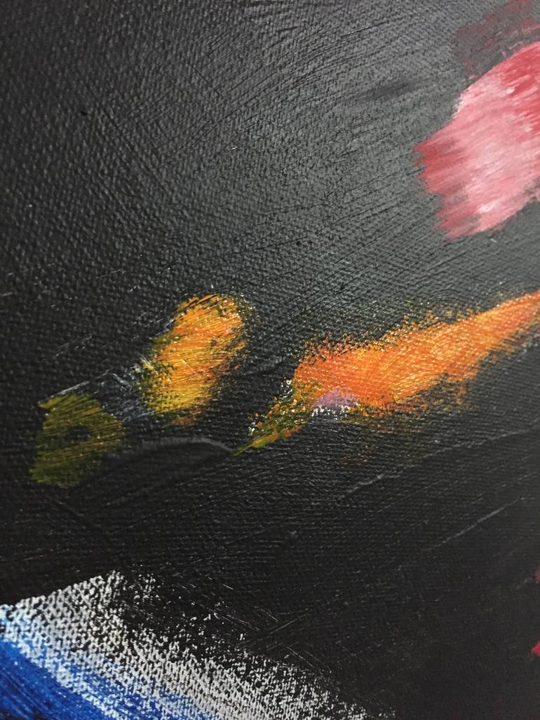 Original Abstract Expressionism Abstract Painting by Alfonso Borillo
