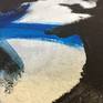 An star observed from another dimension with Japanese calligraphy as background.