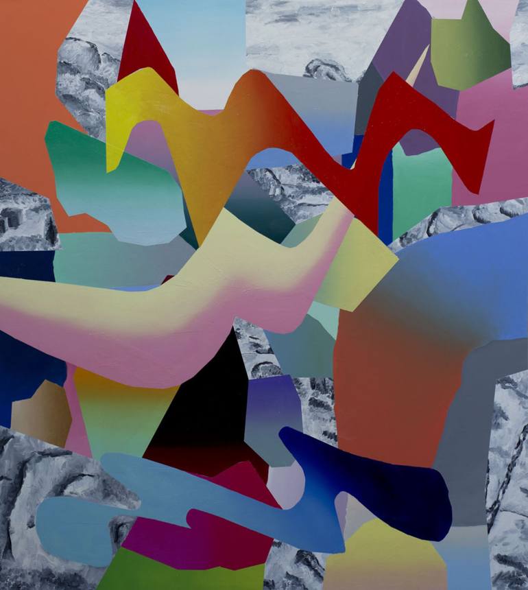 A P.C. Landscape Painting by Jonathan Pinn | Saatchi Art