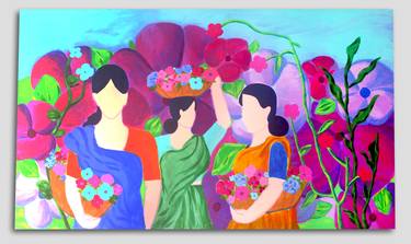Original Floral Paintings by Ram Patil