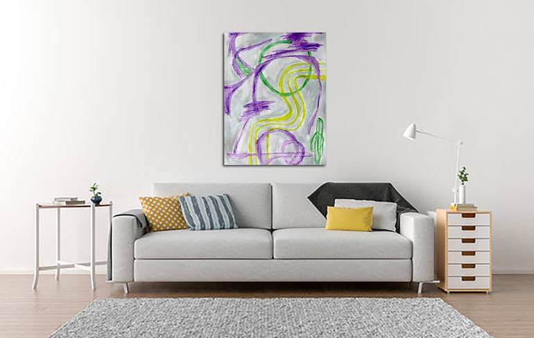 Original Abstract Painting by Ram Patil