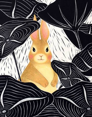Print of Fine Art Animal Collage by Jina Heo