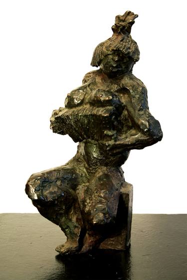 Original Figurative Music Sculpture by Marian Gologorski