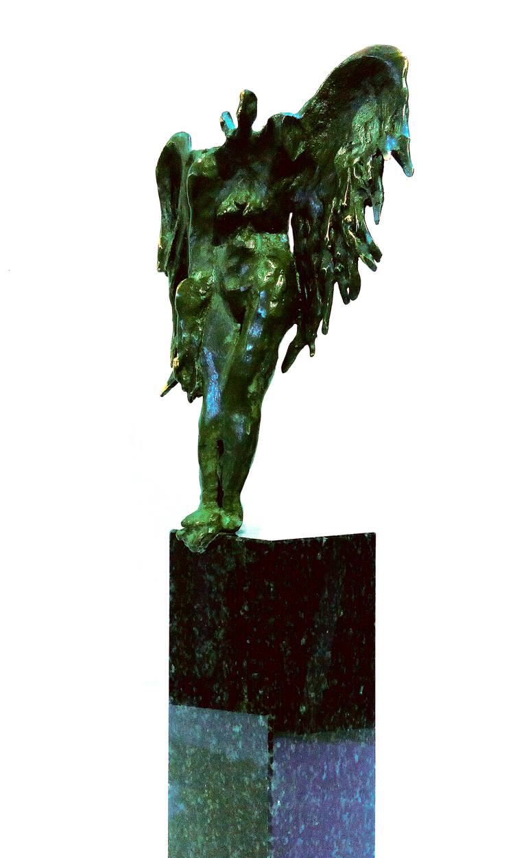 Original Expressionism Women Sculpture by Marian Gologorski