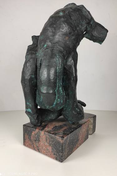 Original Men Sculpture by Marian Gologorski