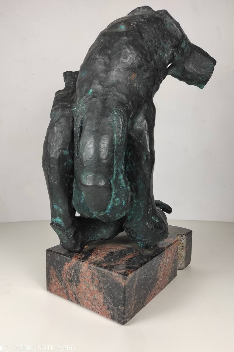 Original Men Sculpture by Marian Gologorski