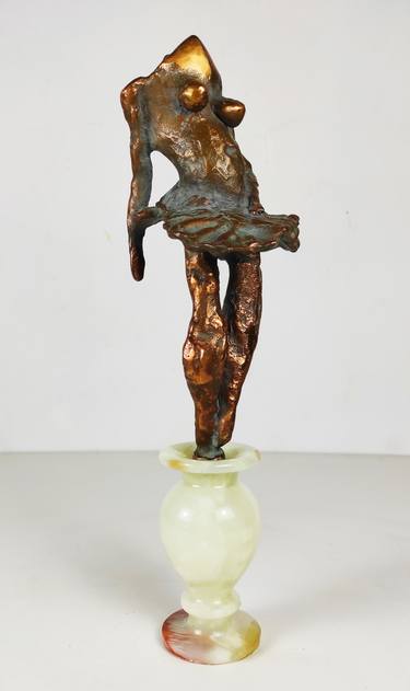 Original Expressionism Women Sculpture by Marian Gologorski