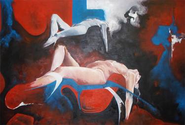 Original Nude Painting by Bahar Zad 