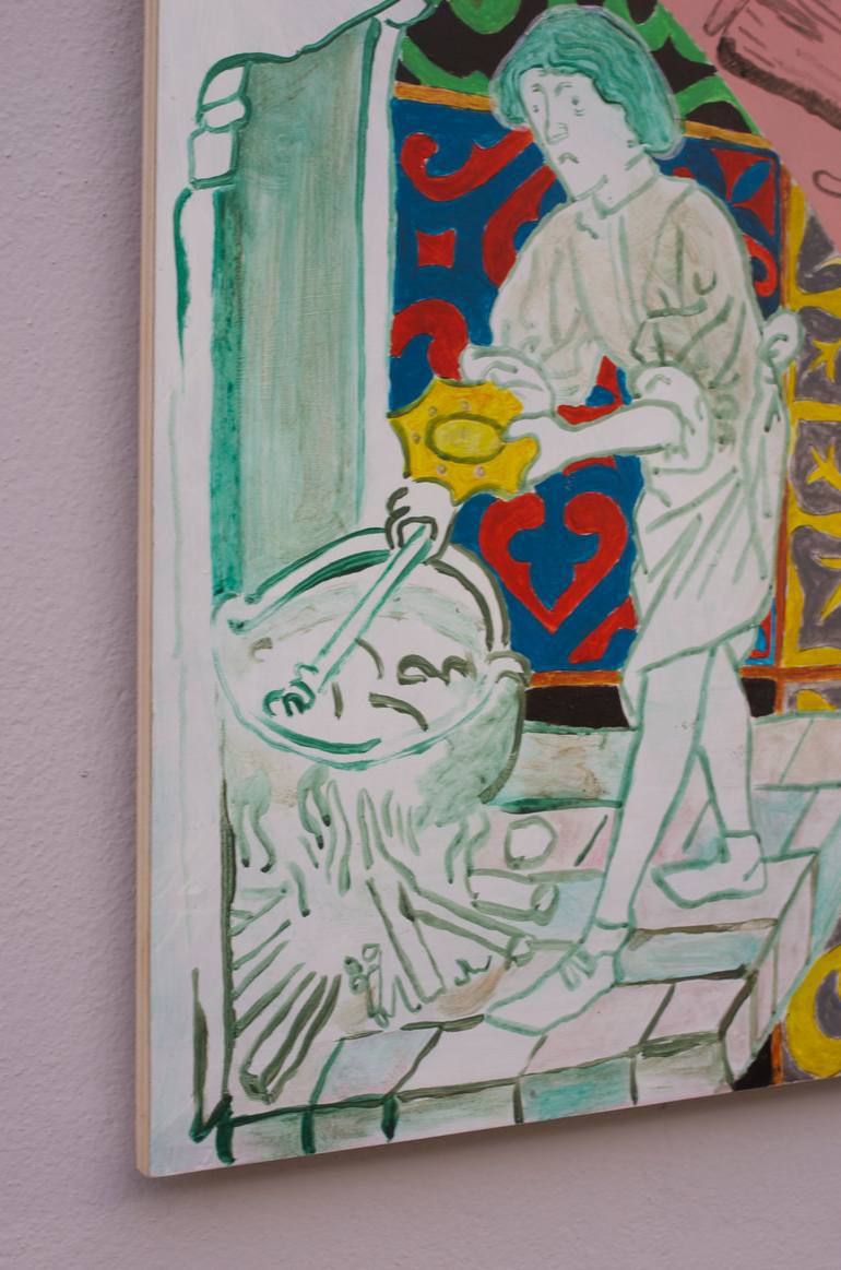 Original Pop Art Pop Culture/Celebrity Painting by Cinzio Fabrizio Batuello