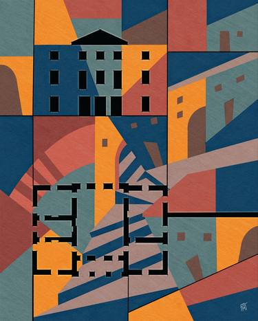 Print of Architecture Paintings by Frank Trocino