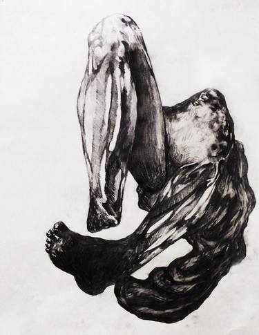 Original Figurative Body Drawing by Stephanie Quinn