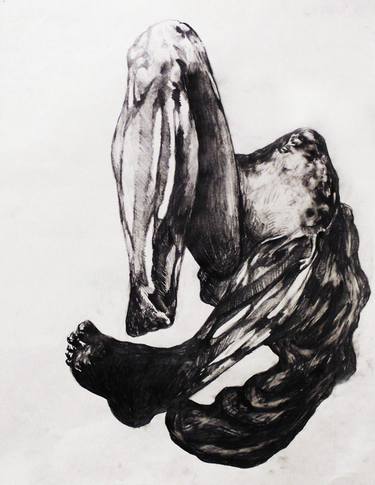 Original Figurative Body Drawings by Stephanie Quinn