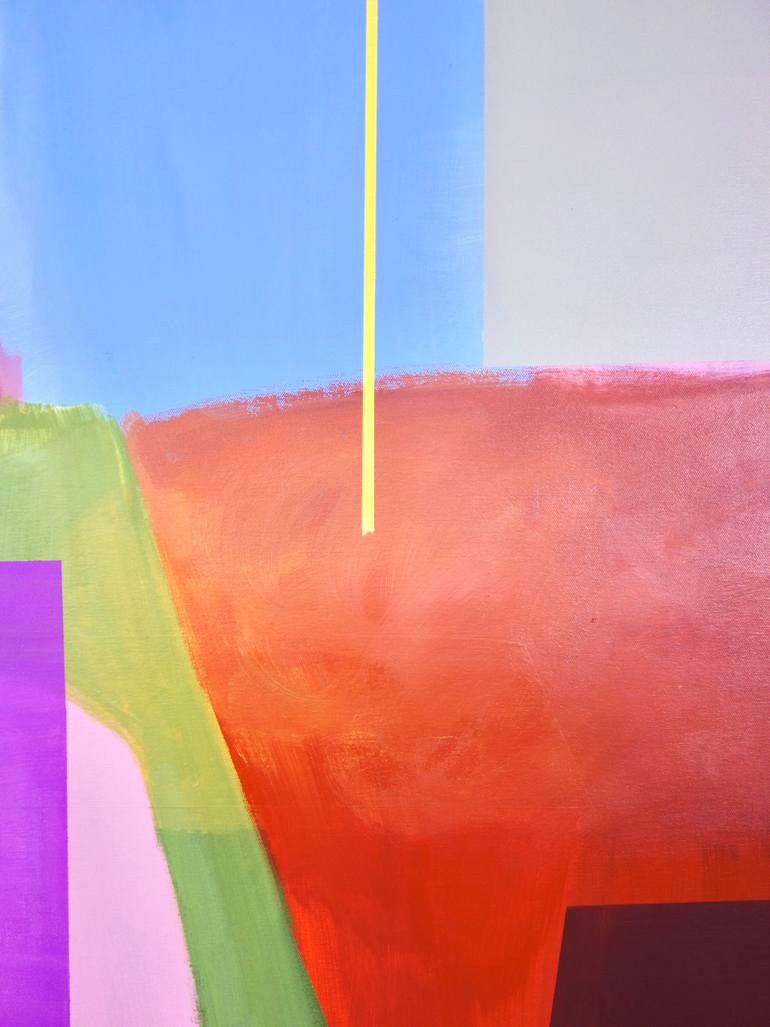 Original Abstract Expressionism Abstract Painting by Michelle Louis