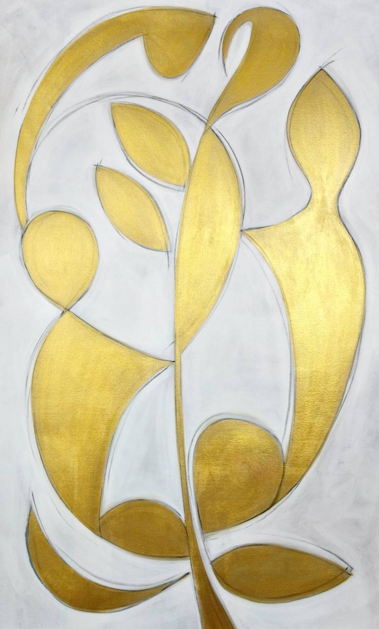 Original Abstract Expressionism Abstract Paintings by Michelle Louis