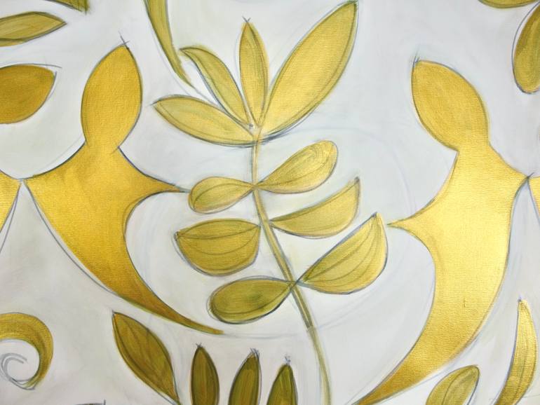 Original Abstract Expressionism Abstract Painting by Michelle Louis