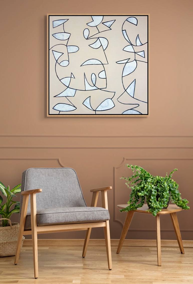 Original Abstract Expressionism Abstract Painting by Michelle Louis