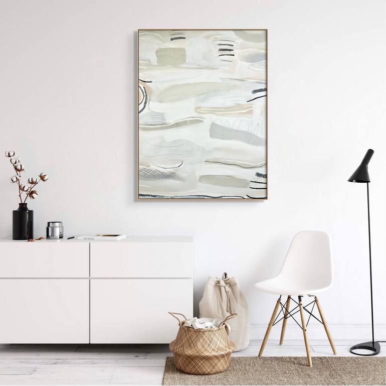 Original Abstract Expressionism Abstract Painting by Michelle Louis