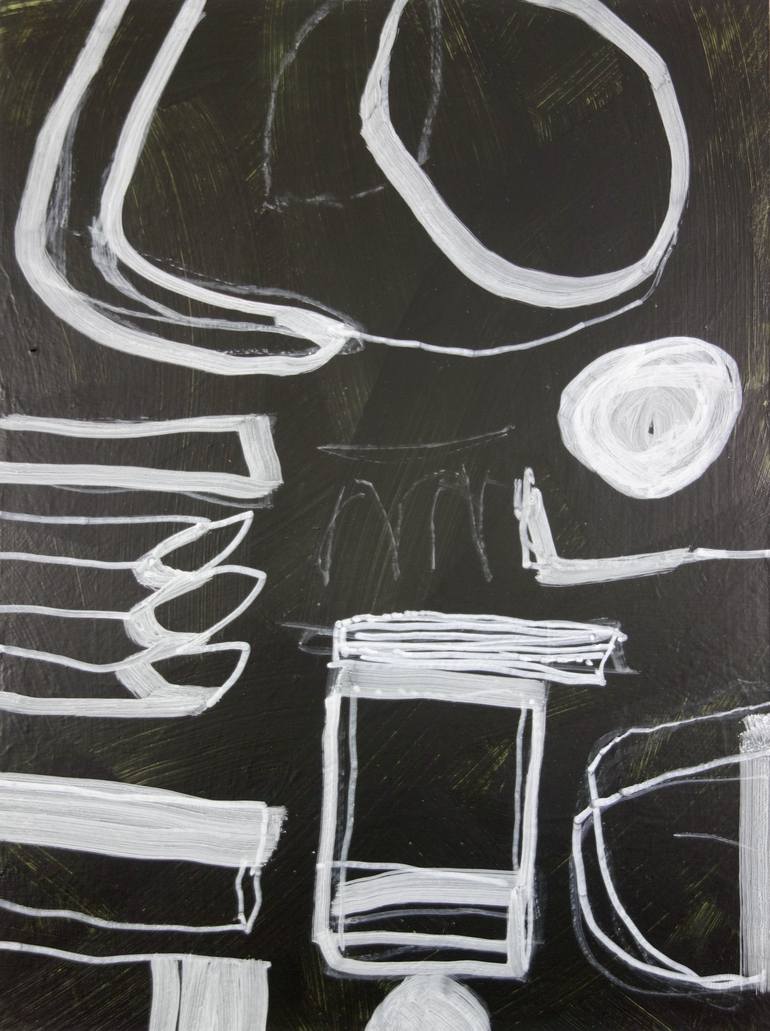 Original Abstract Expressionism Abstract Paintings by Michelle Louis
