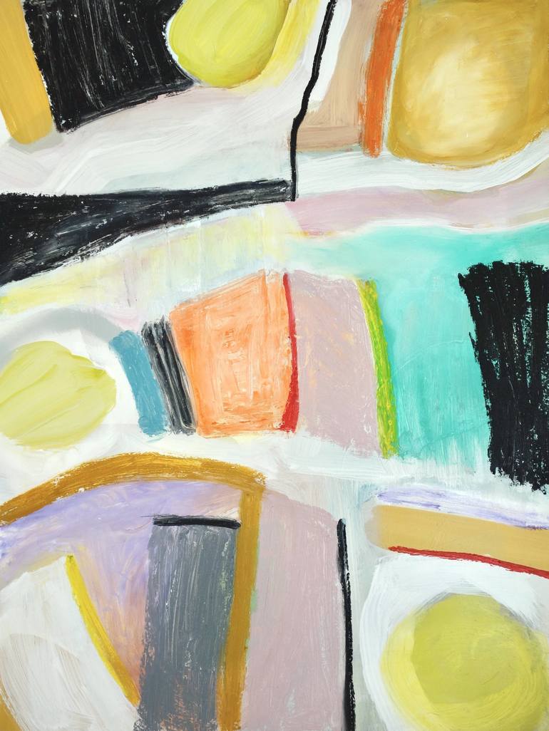 Original Abstract Expressionism Abstract Paintings by Michelle Louis