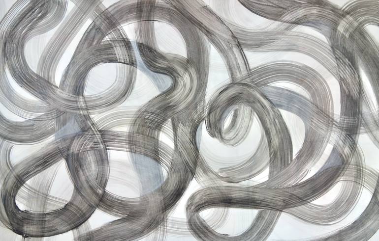 Original Abstract Expressionism Abstract Paintings by Michelle Louis
