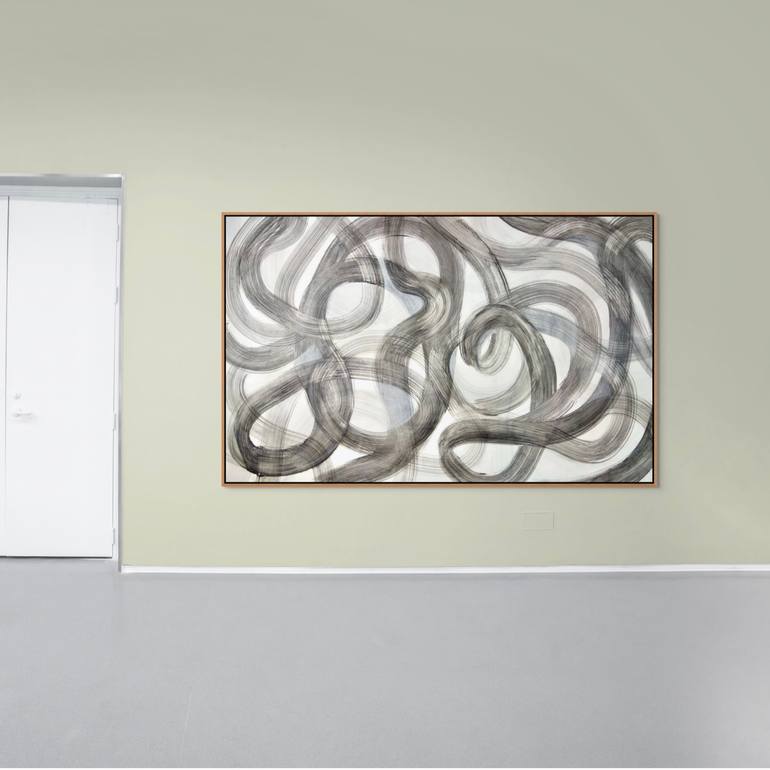 Original Abstract Expressionism Abstract Painting by Michelle Louis