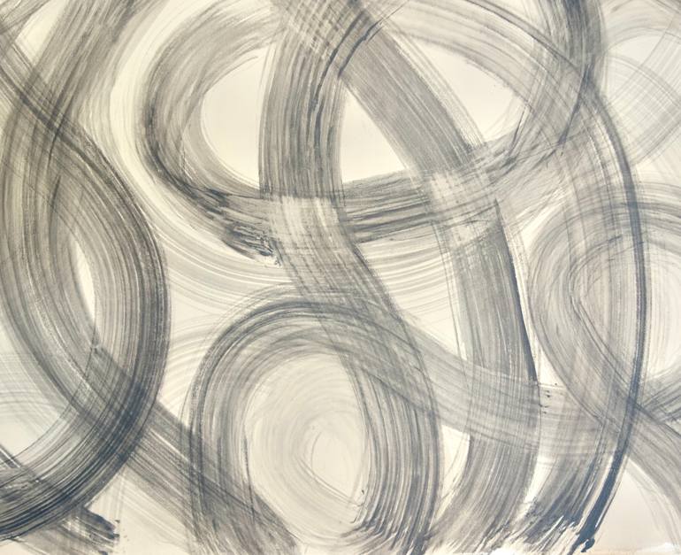 Original Abstract Expressionism Abstract Painting by Michelle Louis